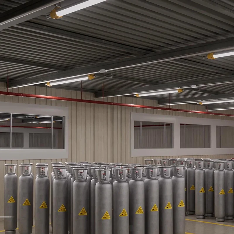 4 stycken (1 kartong) LED Armatur Ex klassad 30W