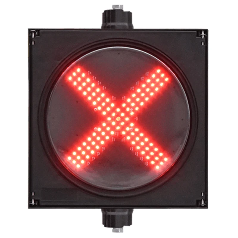 4 stycken LED Trafiksignal 300 Enkel Röd X