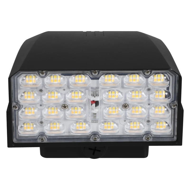 LEDVANCE Dual Selectable Slim LED Wall Pack, 10/20/30W, Dimmable, 3 CCT Selectable 3000/4000/5000K, 80 CRI, Photocell, Bronze