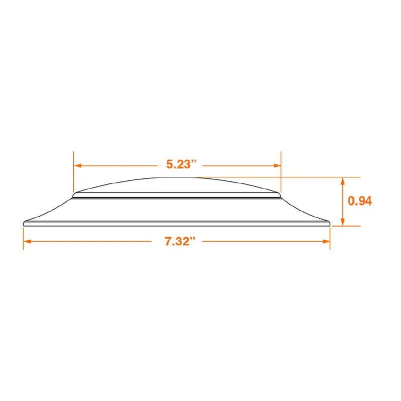 LEDVANCE 15W LED Light Disk, 5 CCT 2700/3000/3500/4000/5000K, Dimmable, 900 Lms, 90 CRI, Wet Rated, Frosted Finish