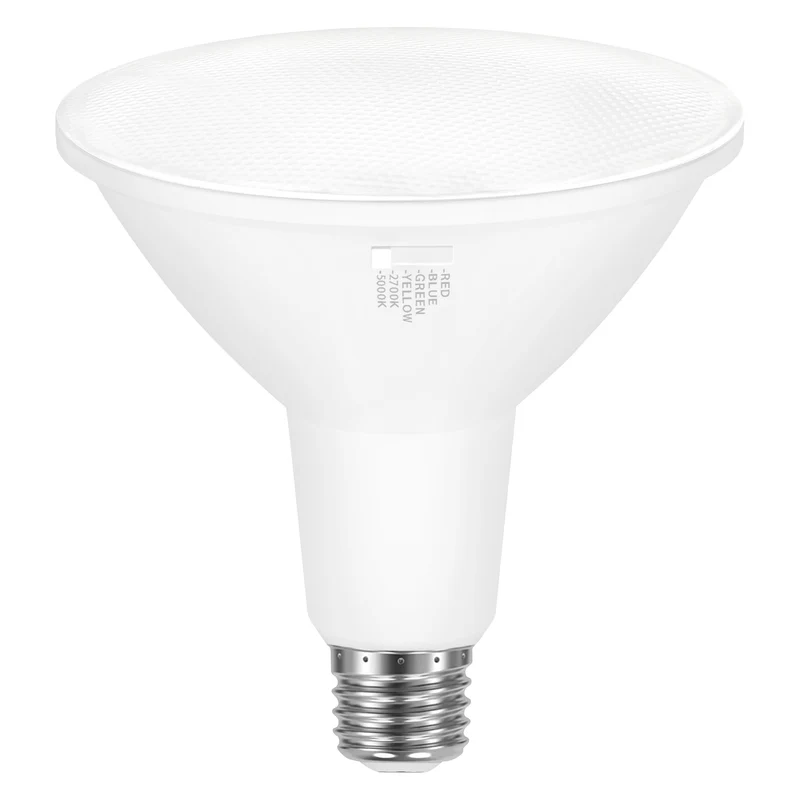 SYLVANIA 5 Color LED Light Bulb, Red / Blue / Green / Yellow / White, RGBW, 9W, PAR38, E26 Medium Base, 2700K/5000K