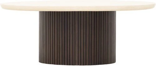 Couchtisch Maroon rund