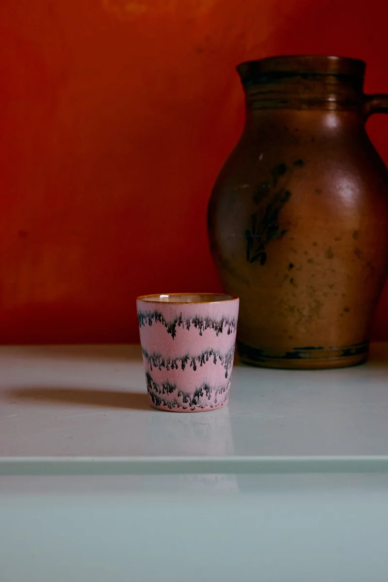 70's Ceramics: Caffee Tasse, bubble