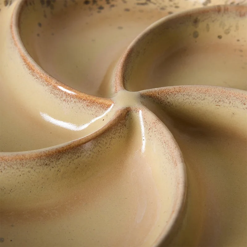 70's ceramics: Snackteller grit