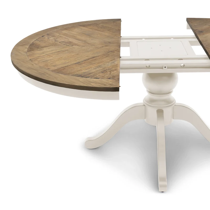Le Marais Dining Table Ext. D190/140x140, White