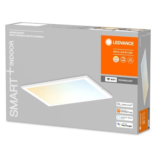 LEDVANCE Wifi SMART+ LED Unterbauleuchte Erweiterung 30x20cm Tunable Weiß 6,5W / 2700-6500K Erweiterung