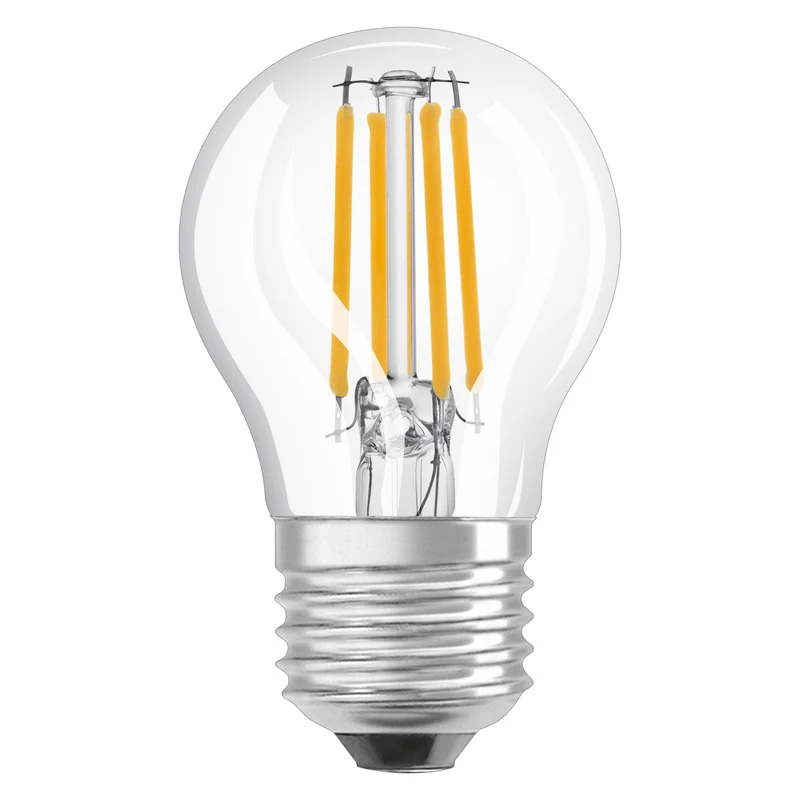 LEDVANCE SMART+ WiFi Filament Mini Bulb Dimmable , LED-Lampe, Bleifreies Glas, Klar, 4 W, (ex 40 W), 470 lm, Warmweiß, 2700 K, Wifi, Smartspeaker-Kompatibel, Dimmbar