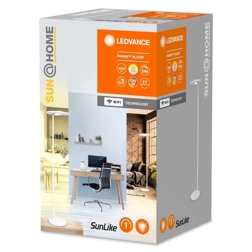 LEDVANCE Wifi SUN@HOME PANAN FLOOR LED Stehlampe 180cm 36W / 2200-5000K weiß