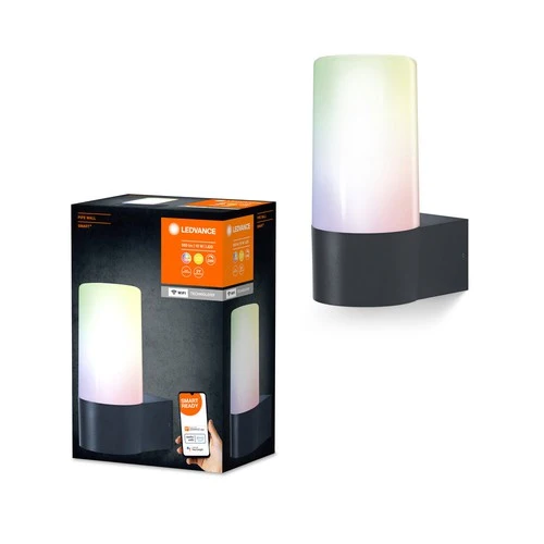LEDVANCE Wifi SMART+ PIPE WALL LED Wandleuchte RGB mehrfarbig dimmbar 10 W / 3000K Warmweiß