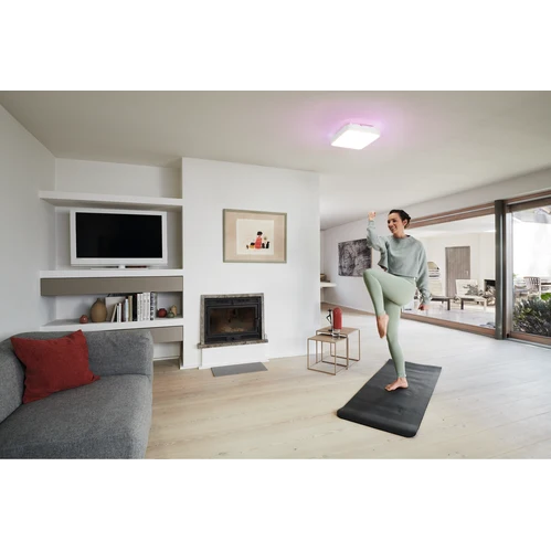 LEDVANCE Wifi SMART+ ORBIS BACKLIGHT LED Deckenleuchte RGBW mehrfarbig 35x35cm Tunable Weiß 28W / 3000-6500K weiß