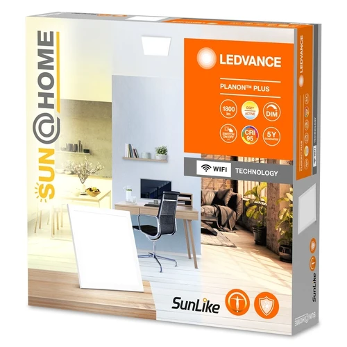 LEDVANCE Wifi SUN@HOME PLANON PLUS Deckenleuchte 30x30cm 20W / 2200-5000K