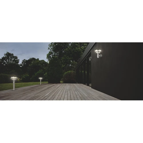 LEDVANCE ENDURA® Style Double Circle Solar LED Wandleuchte mit Sensor 6W / 3000K Warmweiß
