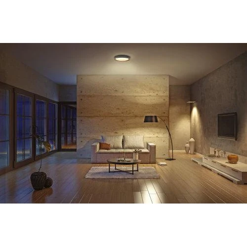 LEDVANCE Wifi SMART+ Orbis Plate LED Deckenleuchte Tunable Weiß 43cm 24W / 3000-6500K Grau