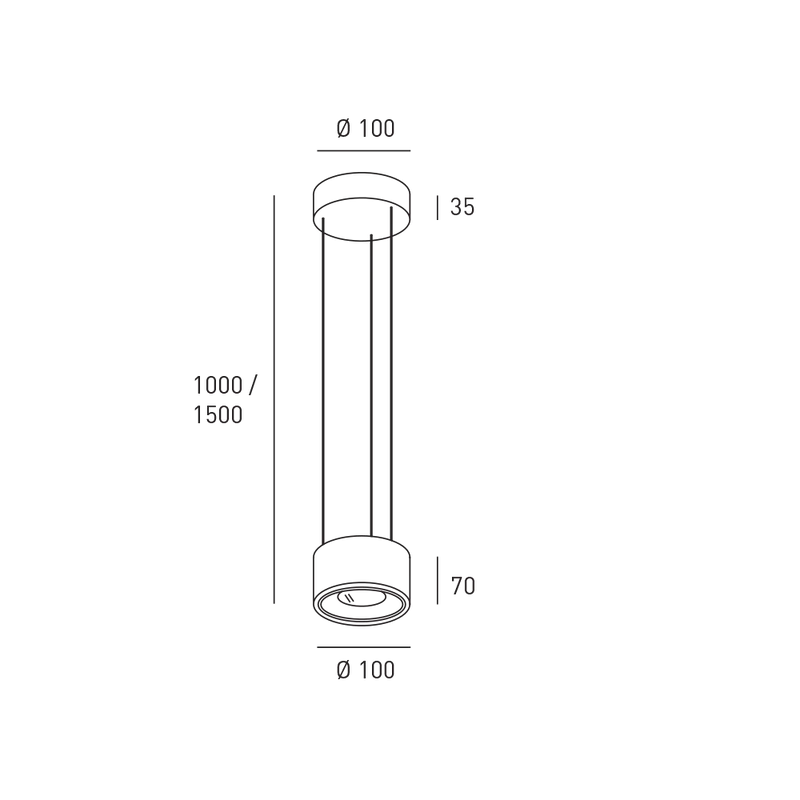 HANGING CLIPPO flexible LED Pendelleuchte