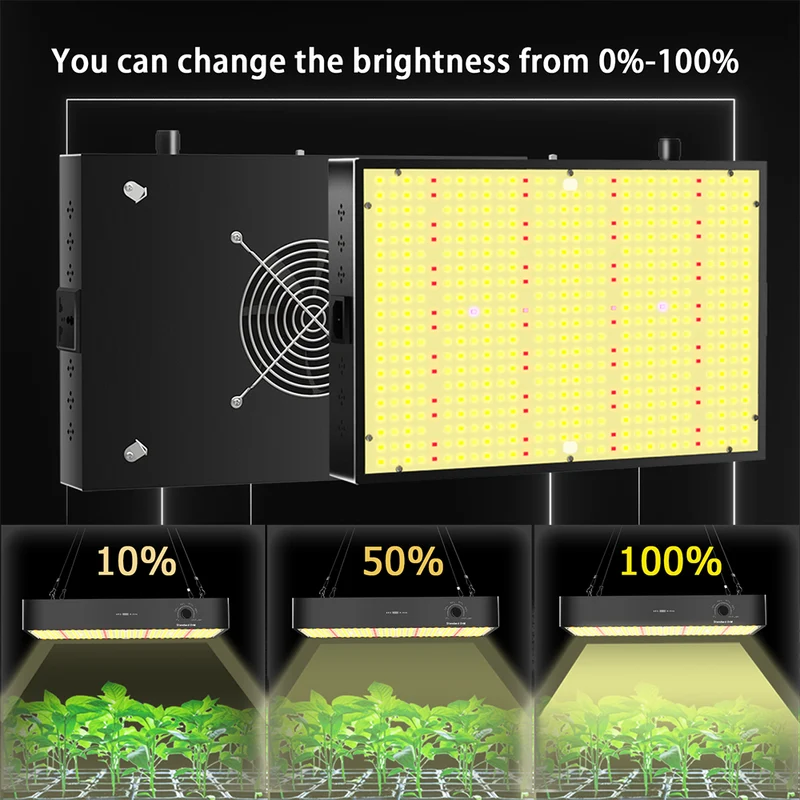 8 stycken (1 kartong) LED Växtbelysning 100W