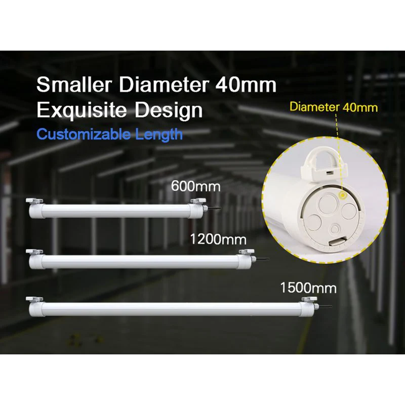 12 stycken (1 kartong) LED Armatur ROUND 10-30W/600-1500mm