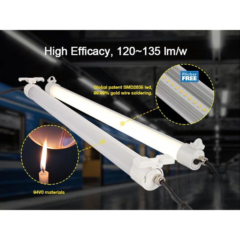 12 stycken (1 kartong) LED Armatur ROUND 10-30W/600-1500mm