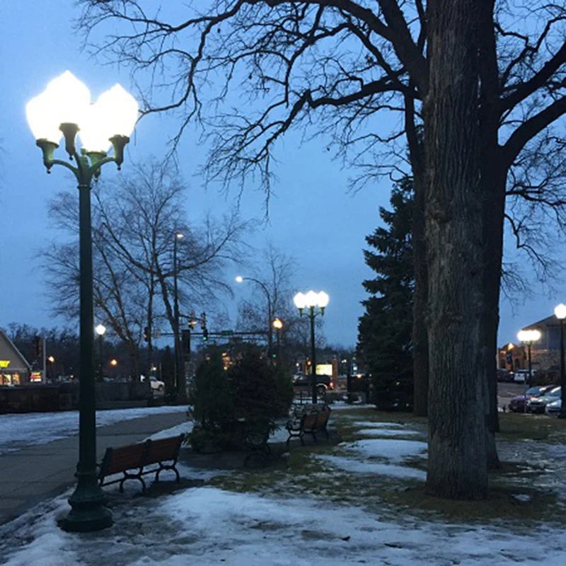 16 stycken (1 kartong) LED Gatulampa 360° 18W
