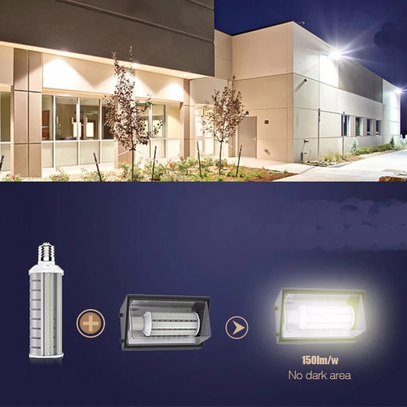 24 stycken (1 kartong) LED Gatulampa 180° 20W