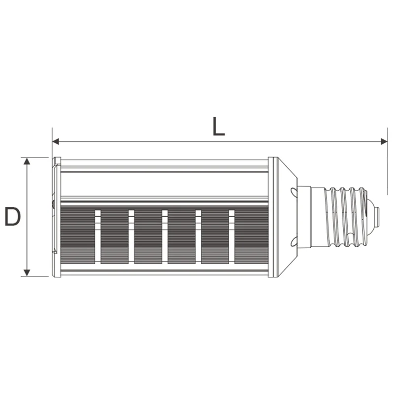 24 stycken (1 kartong) LED Gatulampa 180° 20W
