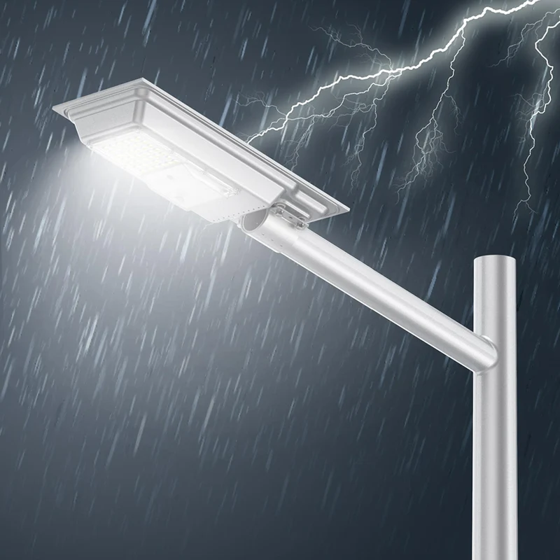 4 stycken (1 kartong) LED Gatuarmatur Solceller