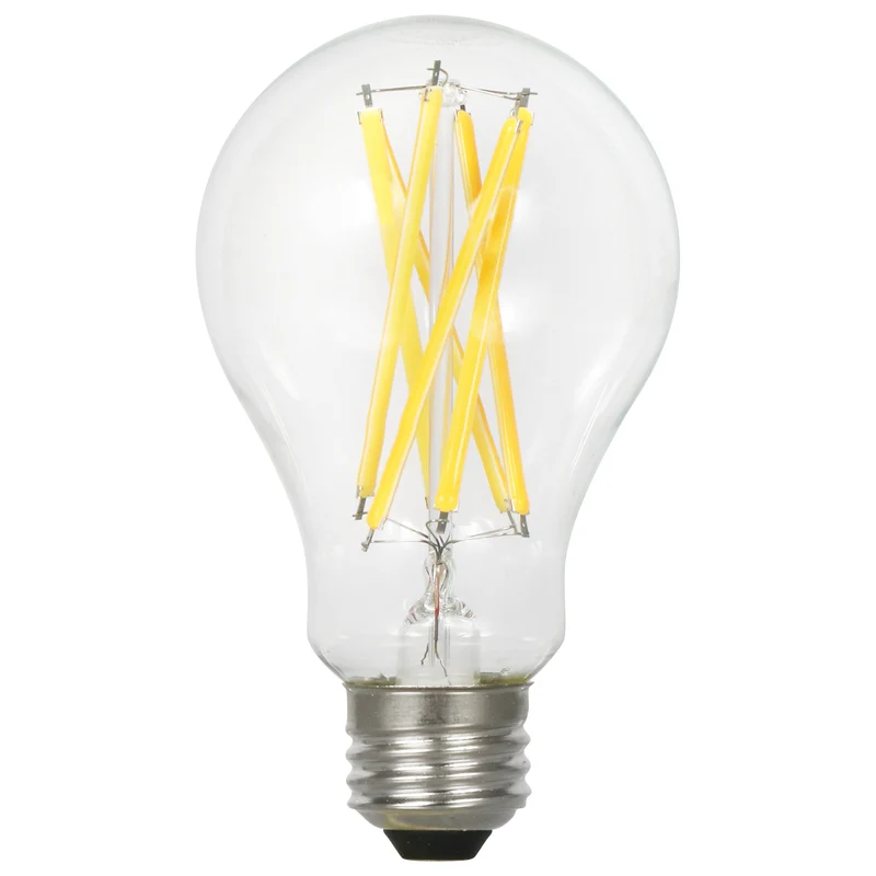SYLVANIA LED TruWave A19 Light Bulb, 100W = 15W, 1600 Lumens, Medium Base, Dimmable, Clear, 2700K, Soft White