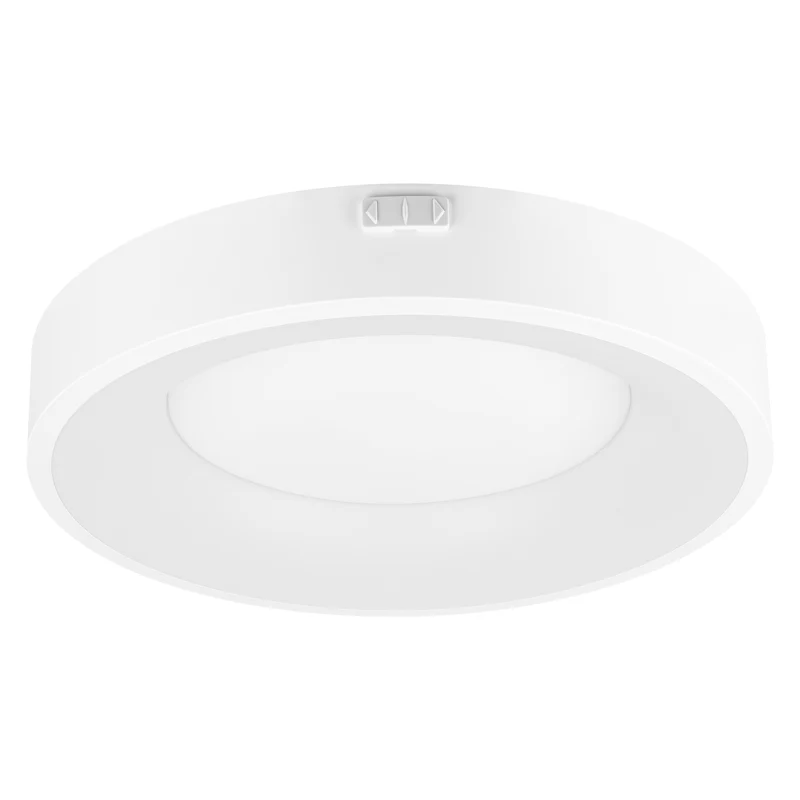 SYLVANIA 12" Flushmount 20W LED Light with Night Light, 2 Function, 5 CCT Select (2700K - 5000K), 1550 / 50 Lms, 80 CRI, Dimmable