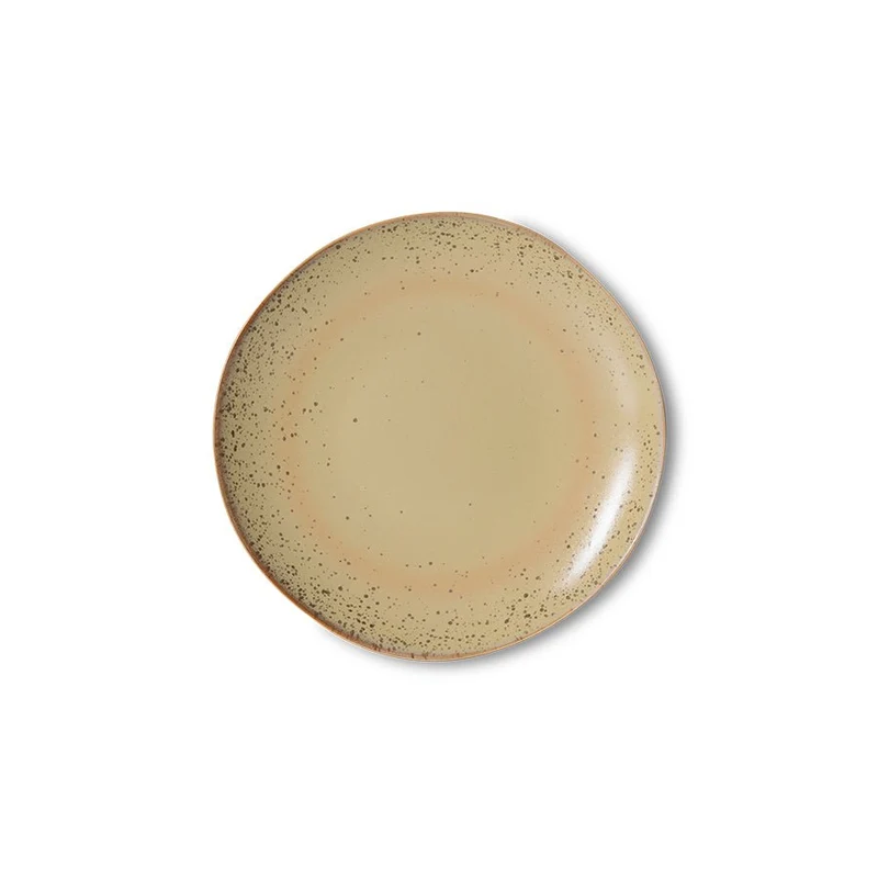 70's ceramics: Dessertteller, Grit (Set von 2)