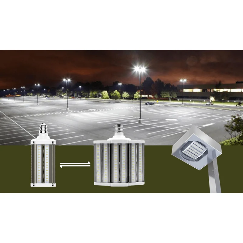 6 stycken (1 kartong) LED Arealampa Multifunktionell 180° - 270°