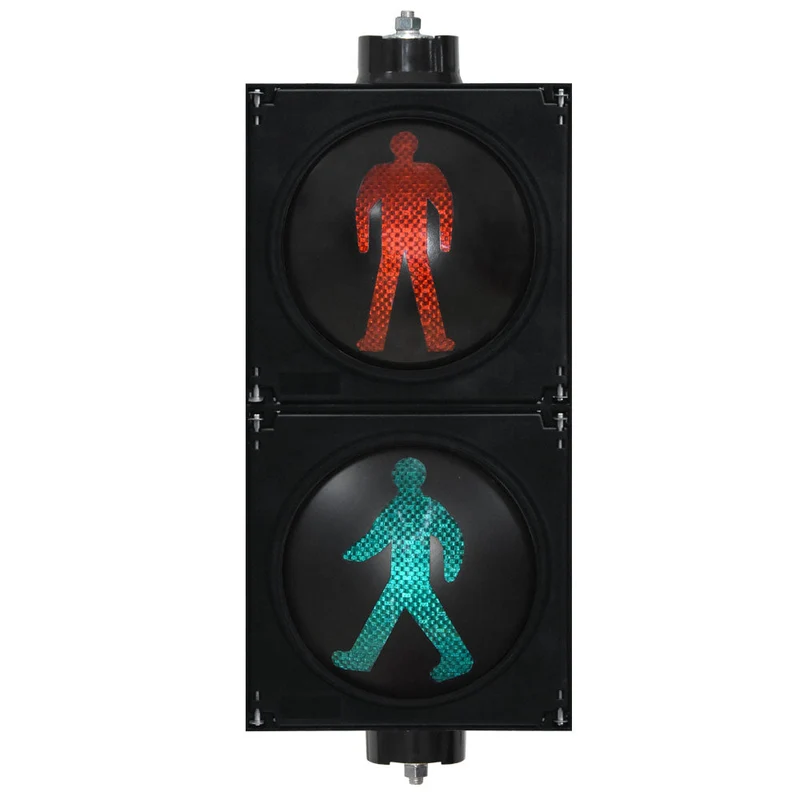 2 stycken LED Trafiksignal 200 Dubbel med Figurer Hög Effekt