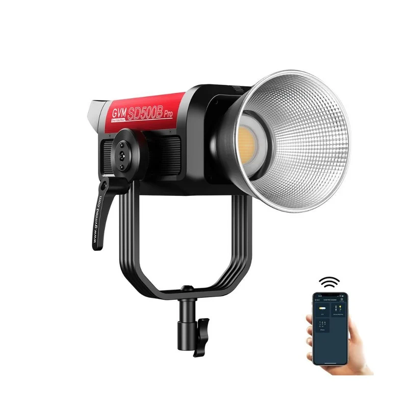 GVM PRO-SD500B 500W Bi-Color Monolight (V-mount & Mesh Bluetooth)(Includes 1 Free Stand $129.00)