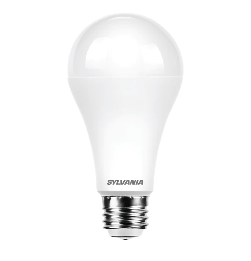 SYLVANIA 3-Way 6/13/19W EverydayLED Light Bulb, A21 LED, Non Dimmable, 600/1500/2150 Lumens, 2700K, Soft White - 4 PK