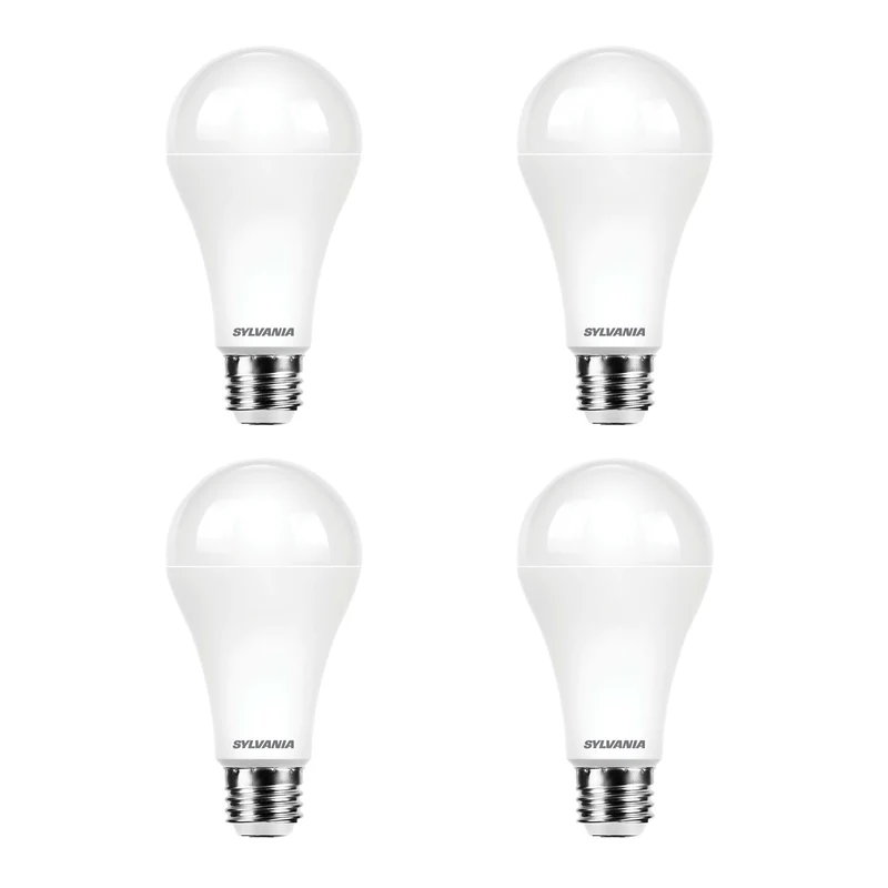 SYLVANIA 15W EverydayLED Light Bulb, PAR38 LED, Non Dimmable, 1100 Lumens, 5000K, Daylight - 4 PK