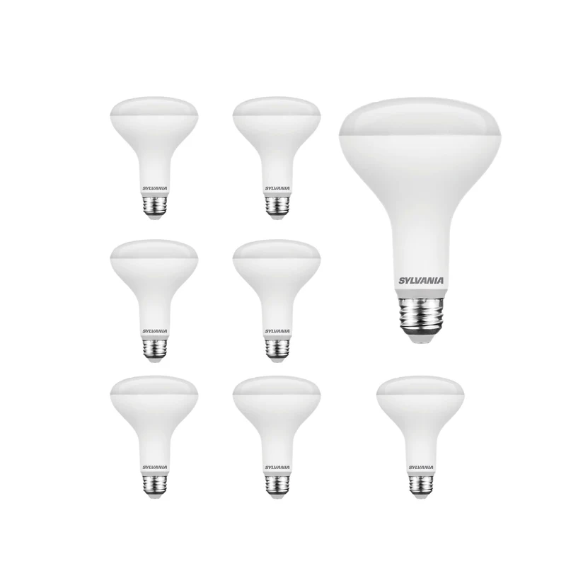 SYLVANIA 9W EverydayLED Light Bulb, BR30 LED, Dimmable, 550 Lumens, 5000K, Daylight - 16 PK