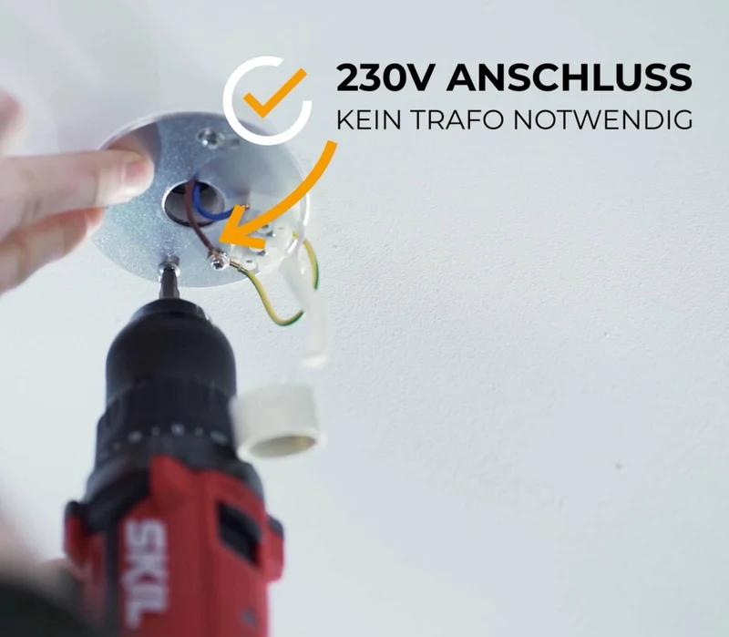 LED Aufbaustrahler 230V Weiß Rund - 5W GU10 LED - Glabo