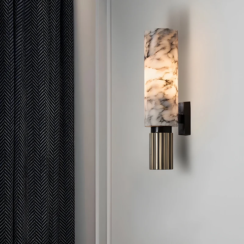 Marmor Wandleuchte Deluxe