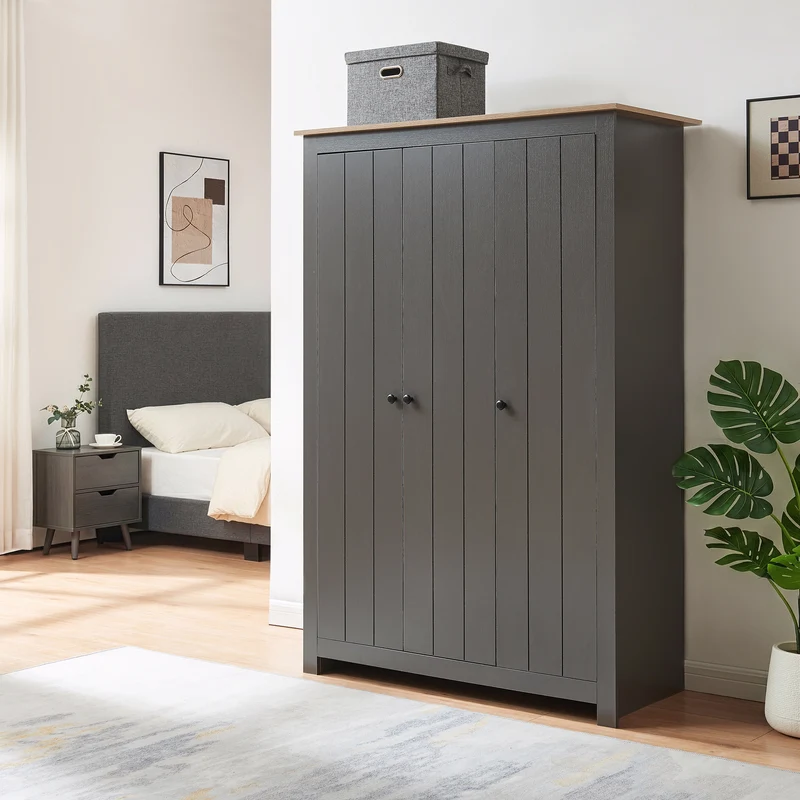 Kleiderschrank Vasand 175x120x52 cm [en.casa]