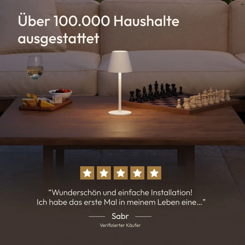 Velaris Akku Tischleuchte