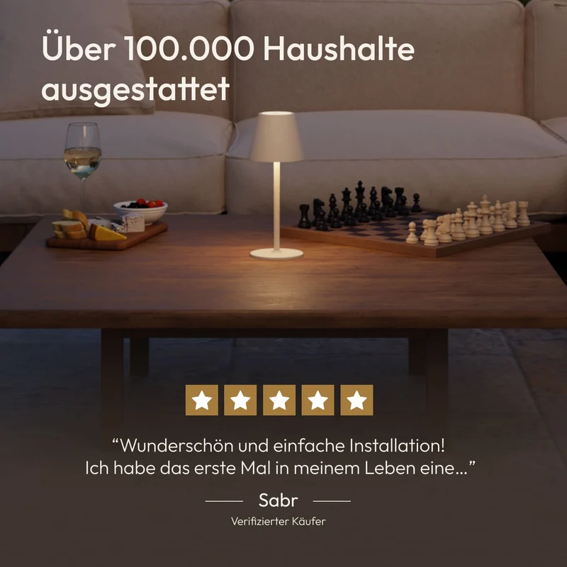 Velaris Akku Tischleuchte