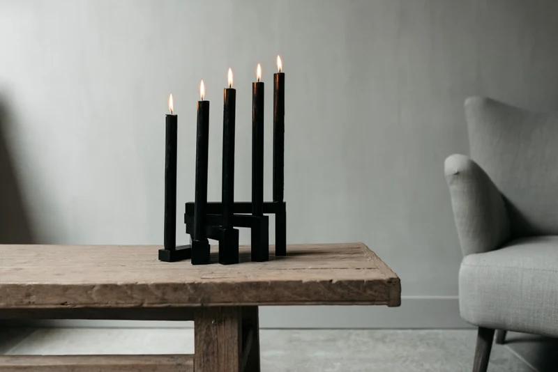 Leeff Candle Holder Coen black