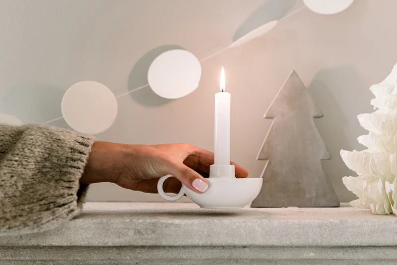 Leeff Candle Holder Chris White