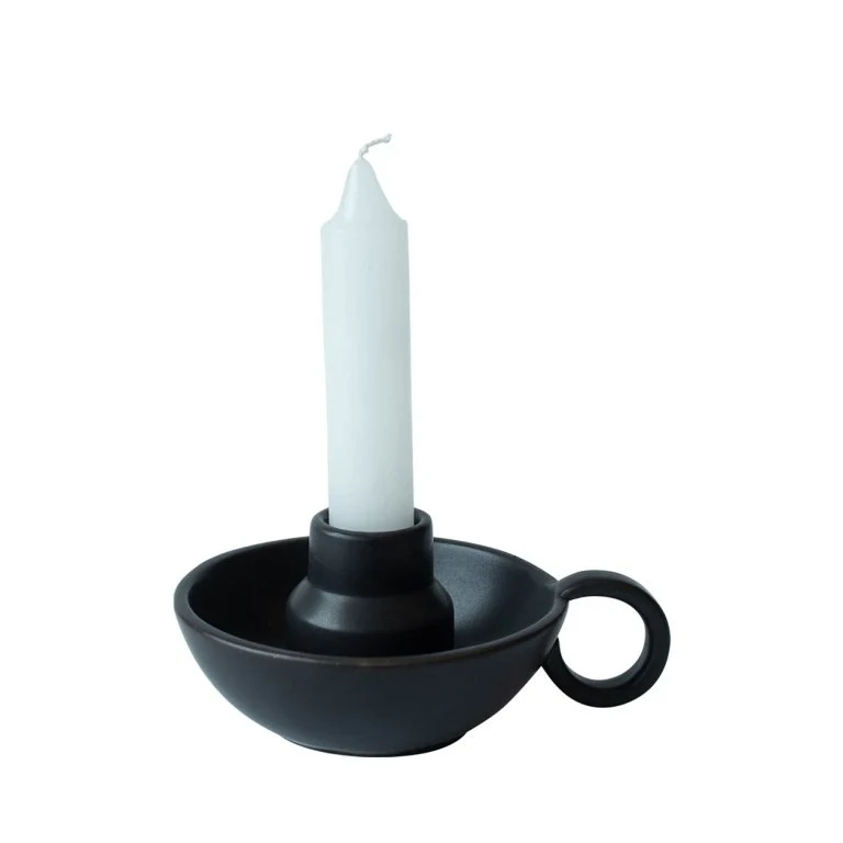 Leeff Candle Holder Chris Black