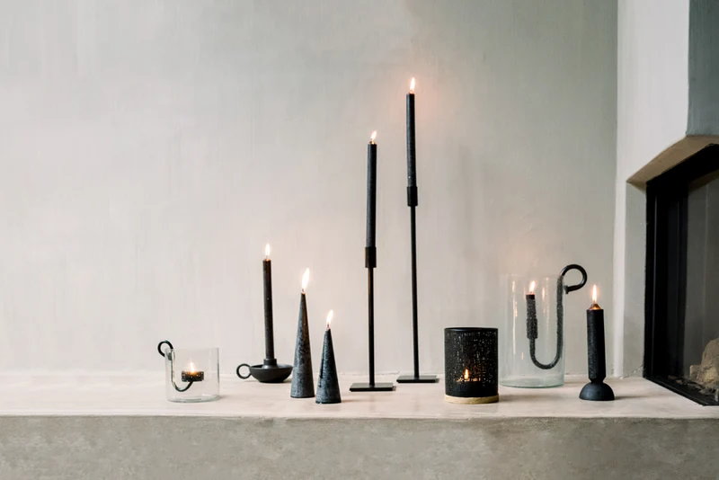 Leeff Candle Holder Chris Black