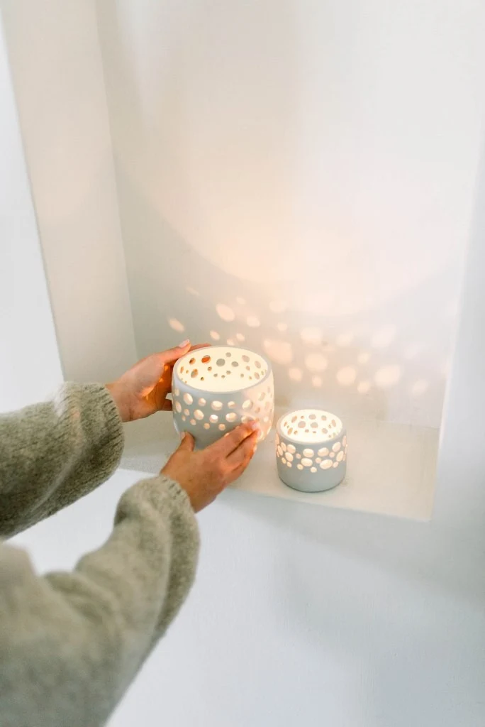 Leeff Tealight Holder Timor L Natural