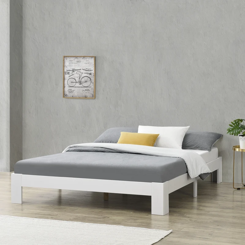 Holzbett Raisio Jugendbett versch. Farben und Größe en.casa