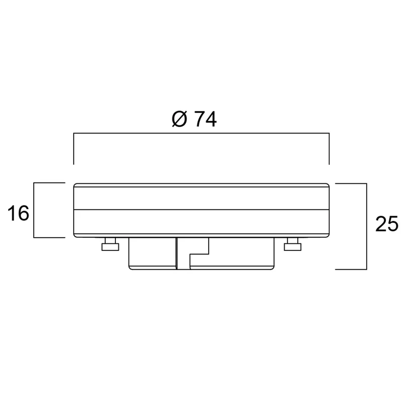MicroLynx LED Lampe | GX53 Sockel | Ø 74mm | Warmweiß & Neutralweiß