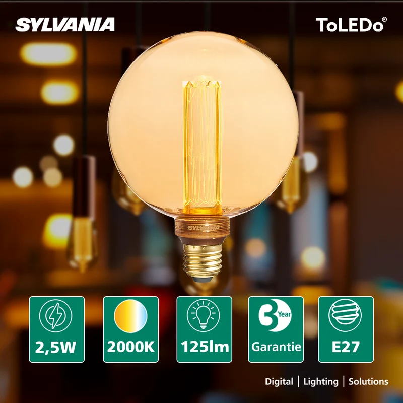 Retro LED Lampe | Dekoratives Design | verschiedene Formen