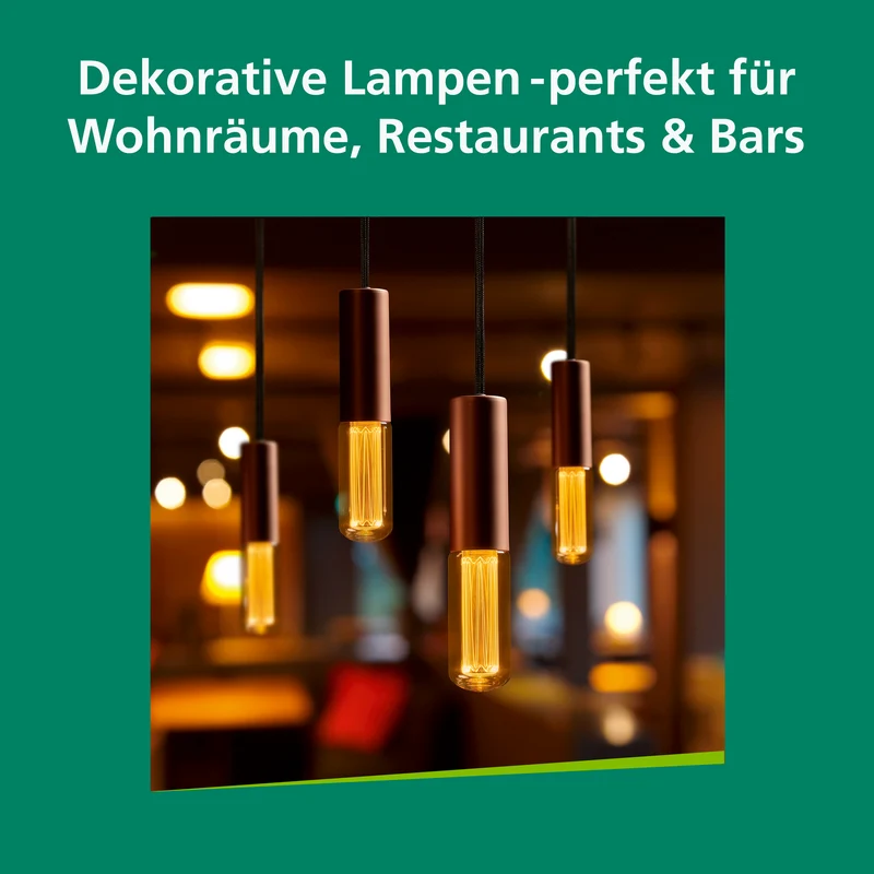 Retro LED Lampe | Dekoratives Design | verschiedene Formen
