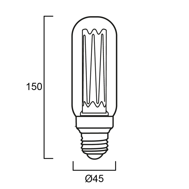 Retro LED Lampe | Dekoratives Design | verschiedene Formen