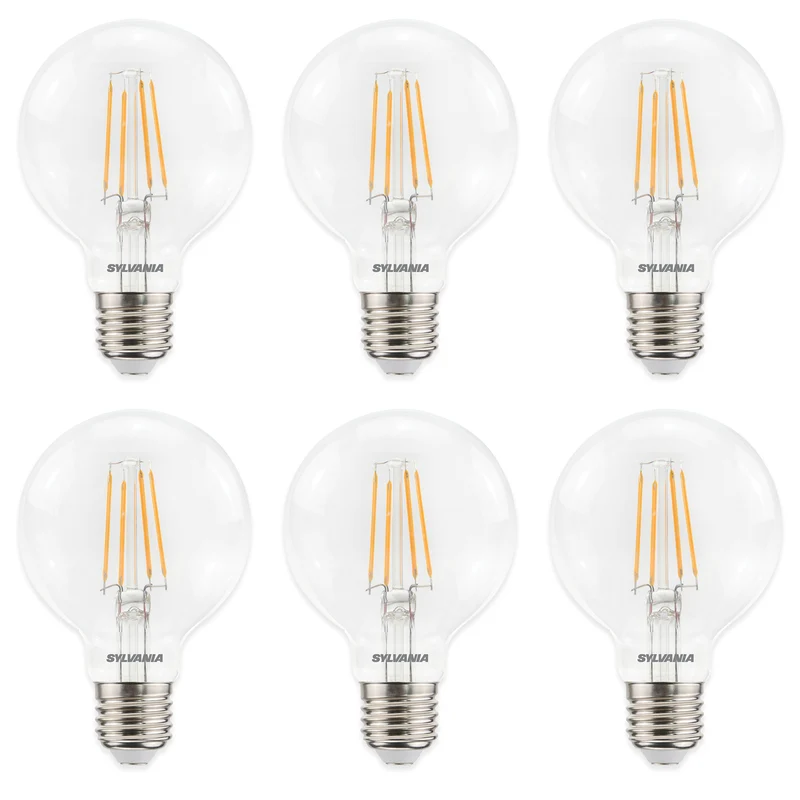 LED Lampe E27 | Kugelform | Warmweiß | 50W Ersatz